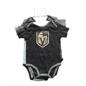 Vegas Golden Knights Baby Bodysuit Set - 3 Pack